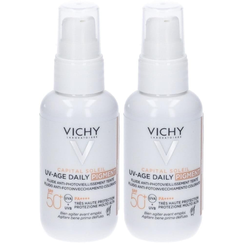 Vichy Capital Soleil UV-Age Daily PIGMENT MEDIUM SPF50+ Protezione elevata 40 ml