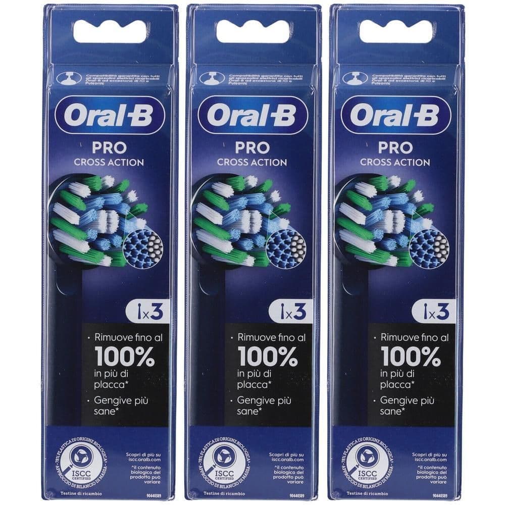 Oral-B Testine di Ricambio Pro Cross Action