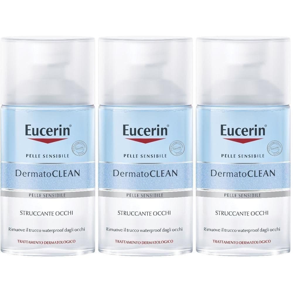 Eucerin Dermatoclean Struccante Occhi Waterproof 125 ml trattamento