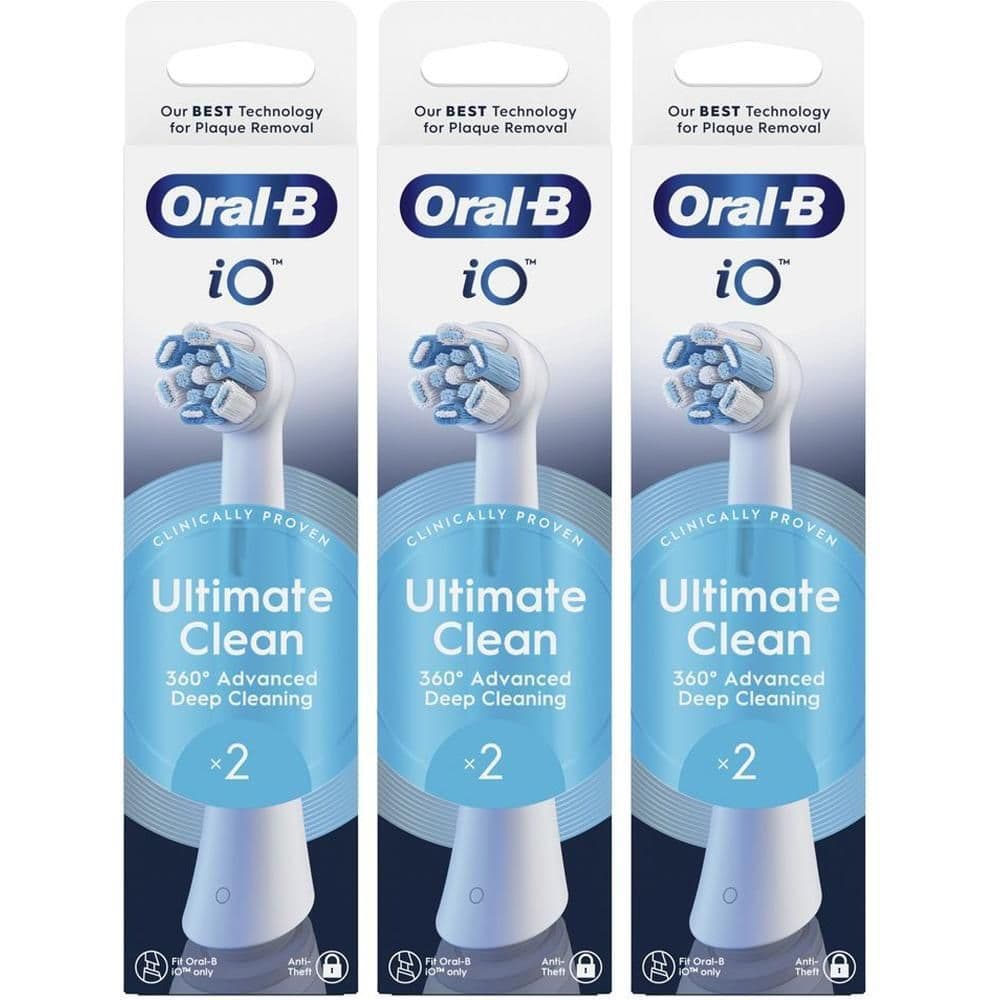 Oralb Power Ricarica Io Ultra Clean White 2 Pezzi