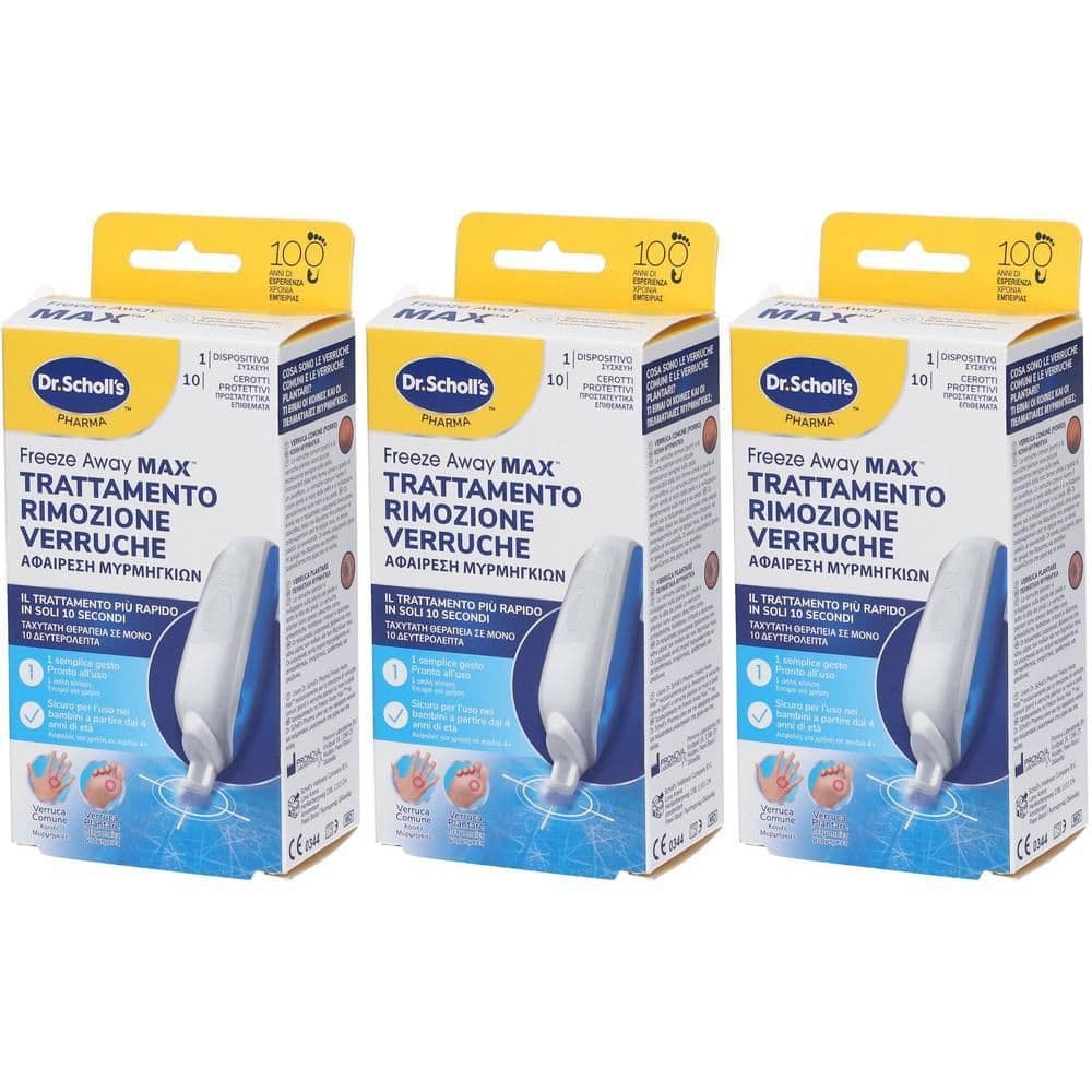 Dr. Scholl's Freeze Away Max Trattamento Rimozione Verruche