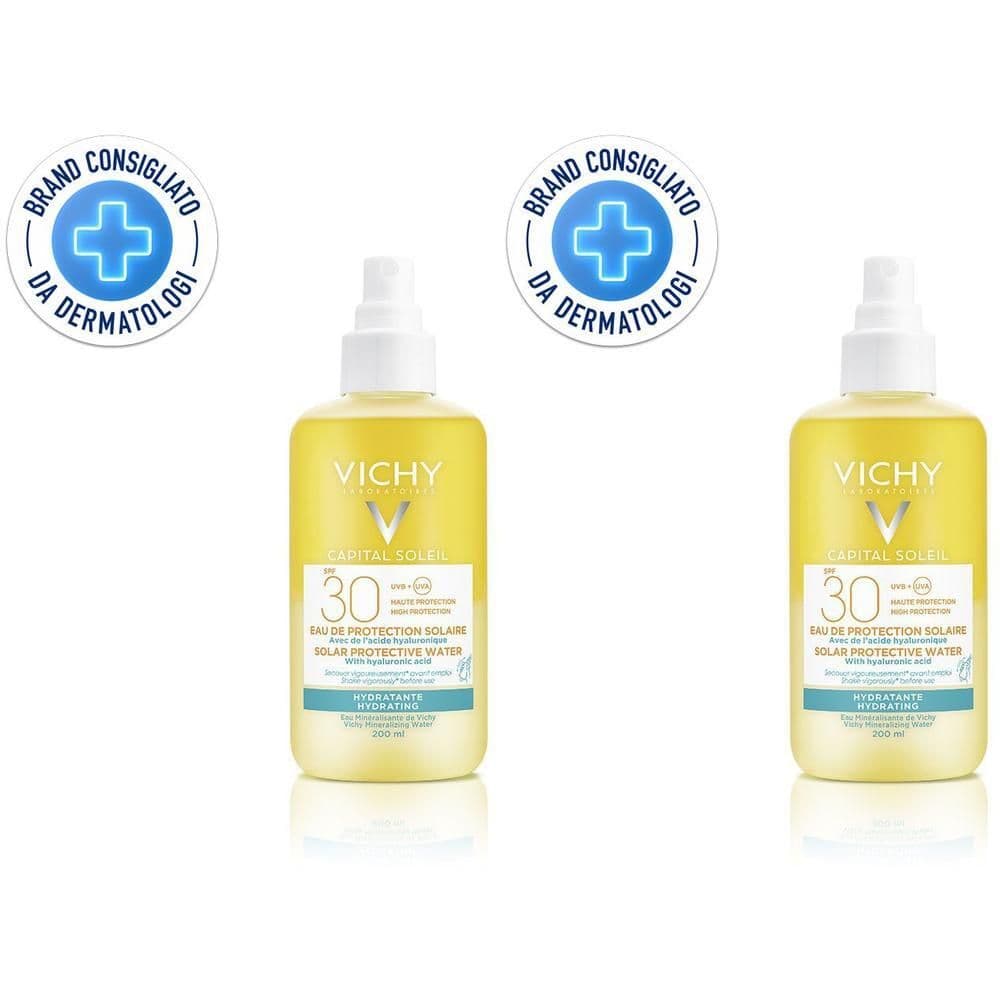 Vichy Capital Soleil Acqua Solare Protettiva Idratazione intensa SPF 30 UVB+UVA 200 ml
