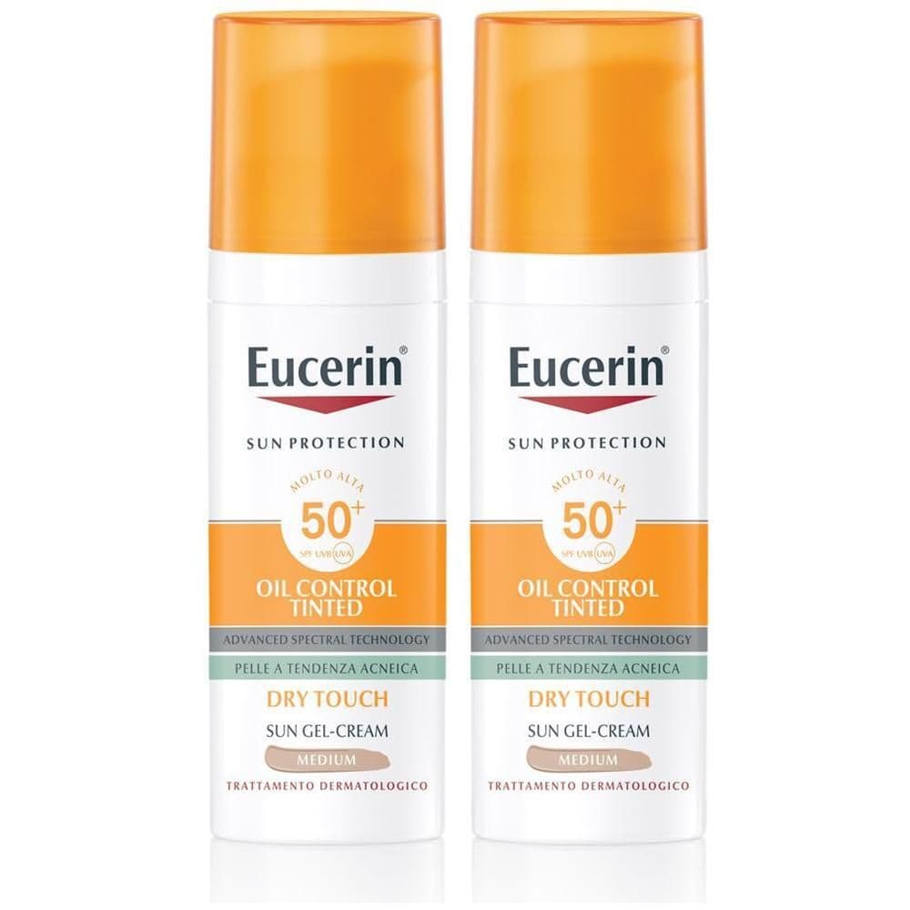 Eucerin® Oil Control Tinted Crema Viso SPF50+ Tonalità Media 50 ml