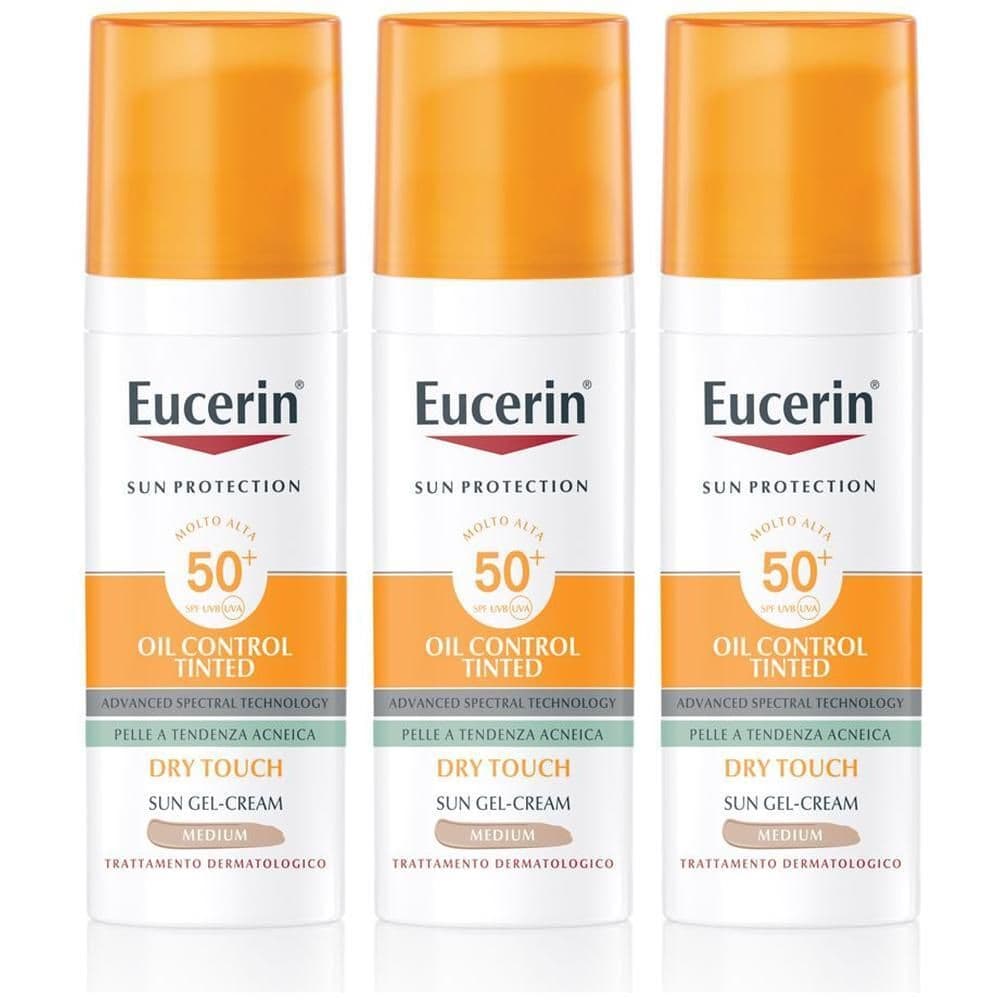 Eucerin® Oil Control Tinted Crema Viso SPF50+ Tonalità Media 50 ml