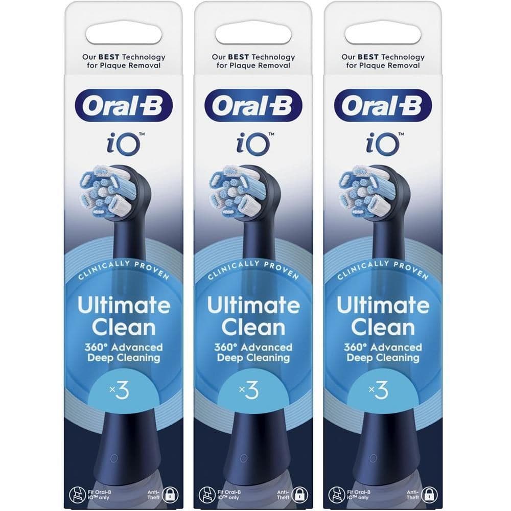 Oral-B iO Ultimate Clean Testine di Ricambio Nere