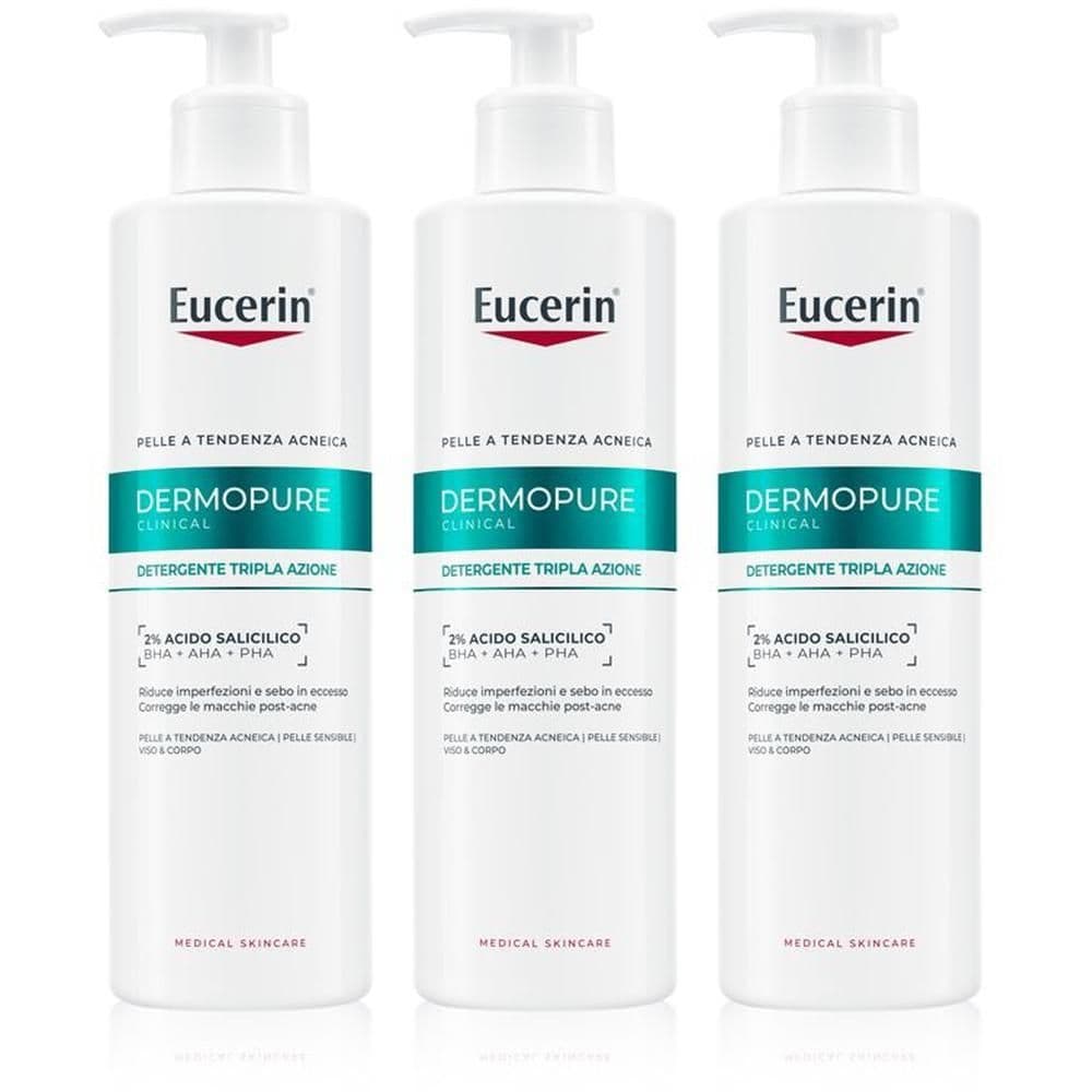 Eucerin Dermopure Detergente Tripla Azione 400ml