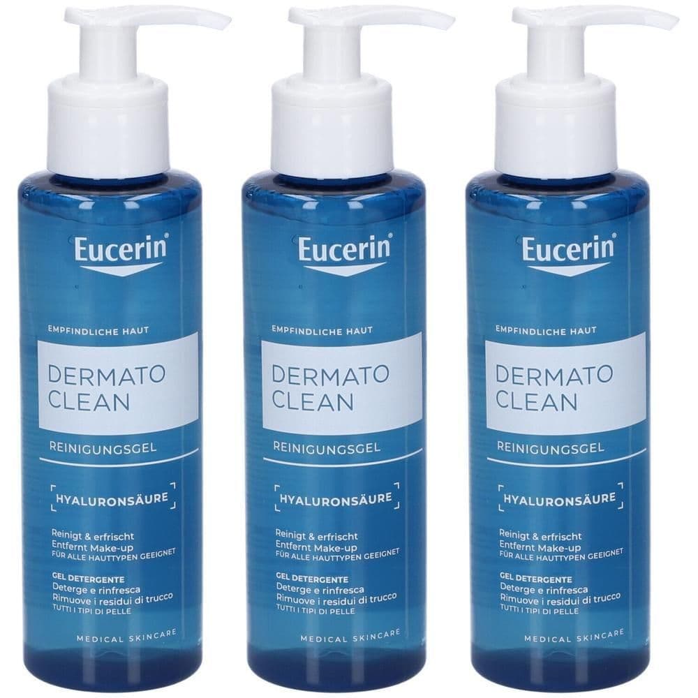 Eucerin DermatoCLEAN [HYALURON] Gel Detergente 200 ml
