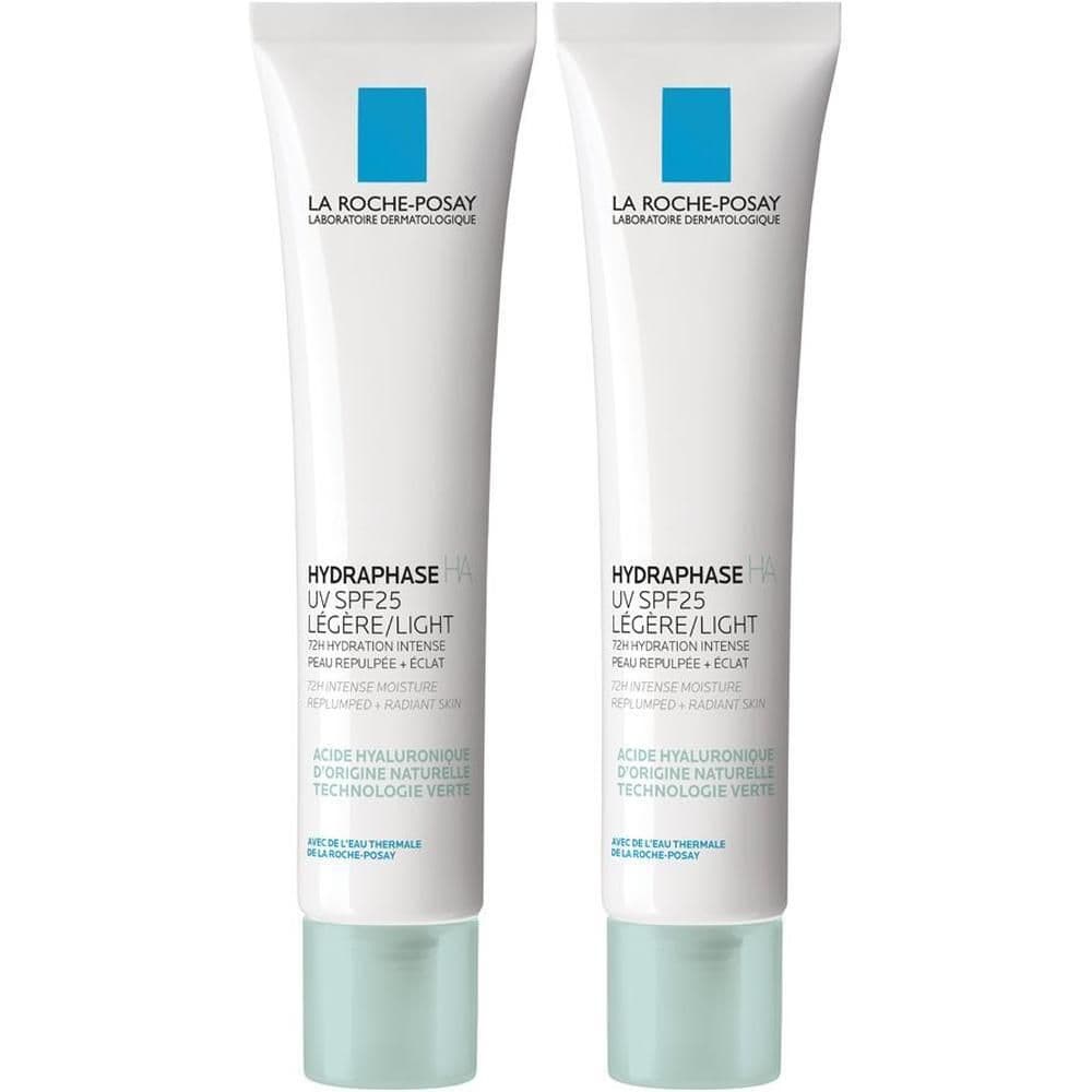 La Roche-Posay Hydraphase HA UV SPF 25 Crema Leggera 40 ml - Pelle rimpolpata e luminosa