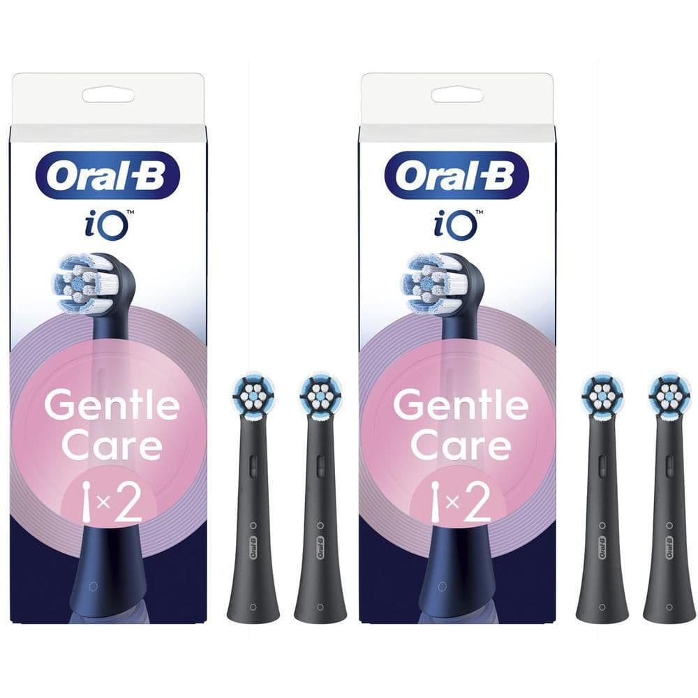 Oralb Power Ricarica Io Gentle Clean Black 2 Pezzi