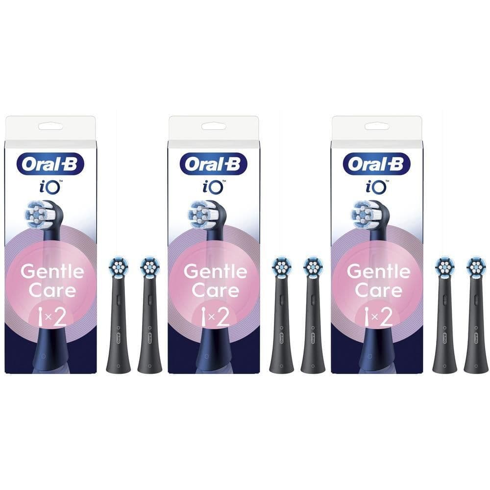 Oralb Power Ricarica Io Gentle Clean Black 2 Pezzi