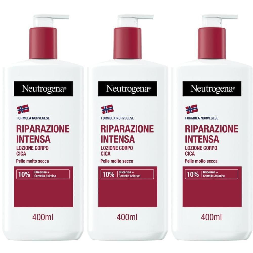 Neutrogena Crema Corpo Idratante Sollievo Intenso, Pelle Molto Secca
