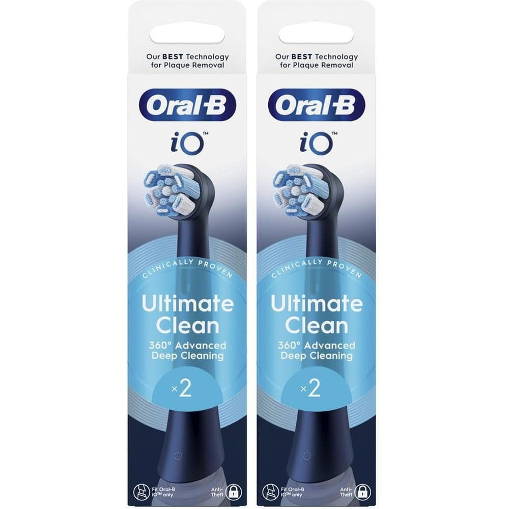 Oralb Power Ricarica Io Ultra Clean Black 2 Pezzi