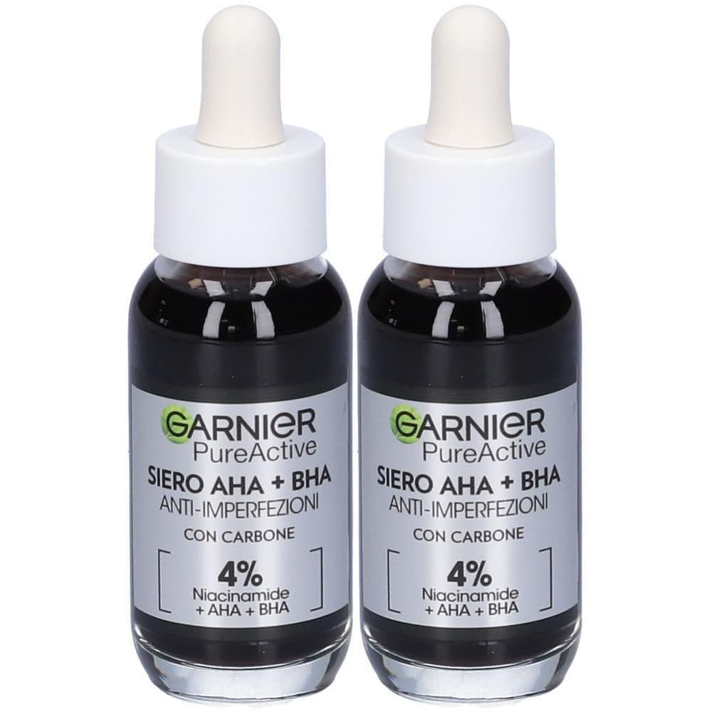Garnier PureActive, Siero AHA+BHA Anti-Imperfezioni, 30ml