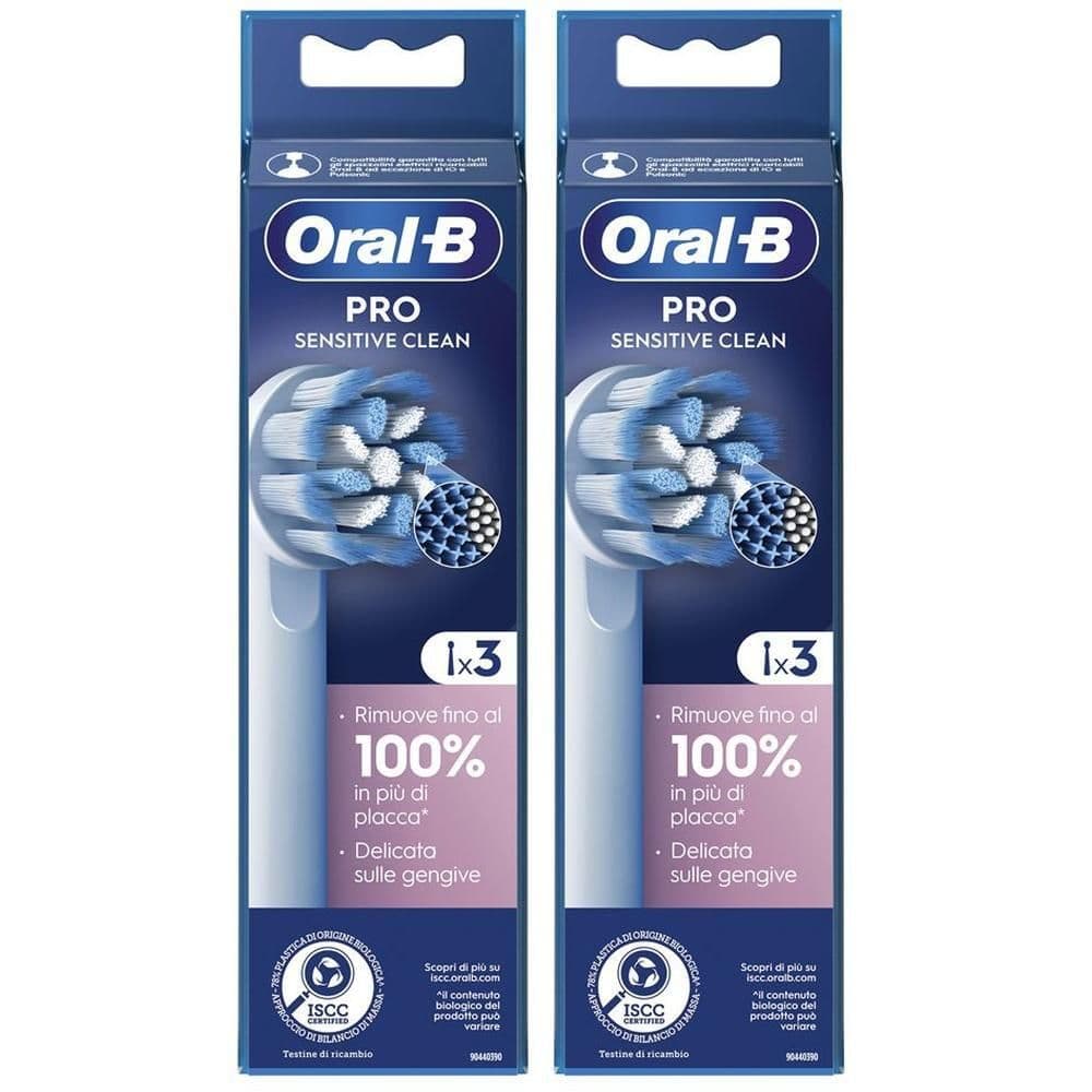 Oralb Power Refill Eb60-3 Sensitive Clean 3 Pezzi