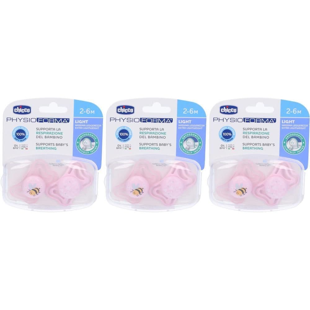 Chicco Physioforma Light Succhietto Rosa 2-6 Mesi