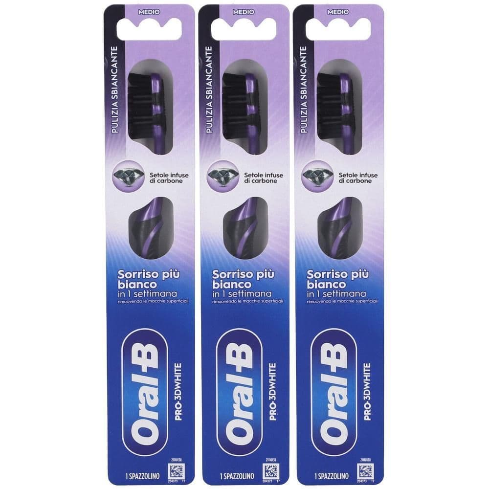 Oralb Pro-3Dwhite Pulizia Sbiancante Spazzolino