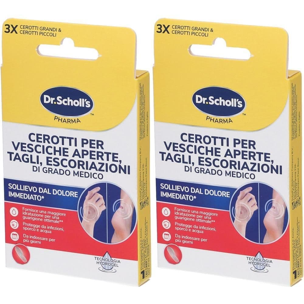 Dr. Scholl's Cerotti Per Vesciche Tagli ed Escoriazioni