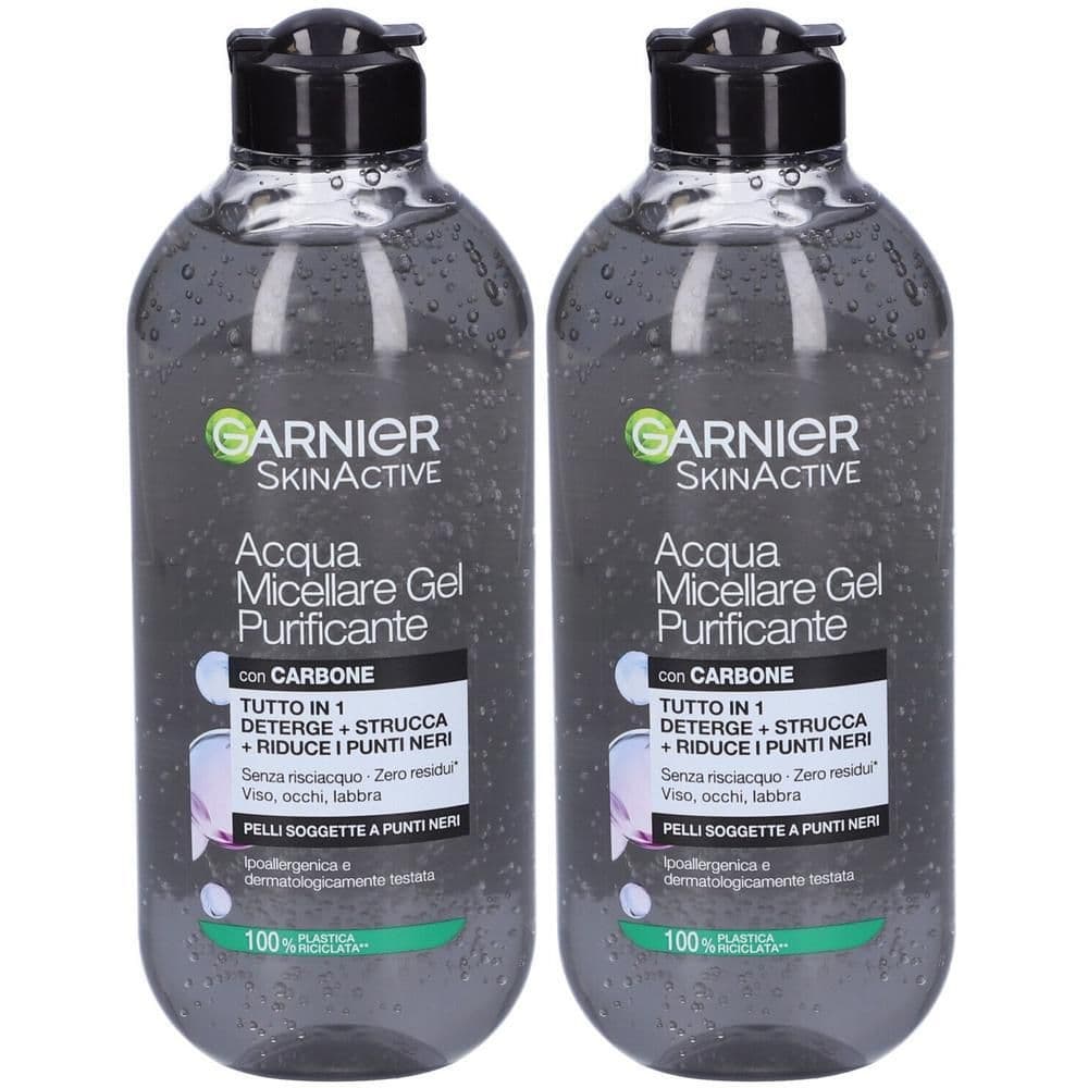 Garnier SkinActive Acqua Micellare Gel Purificante con carbone, 400ml