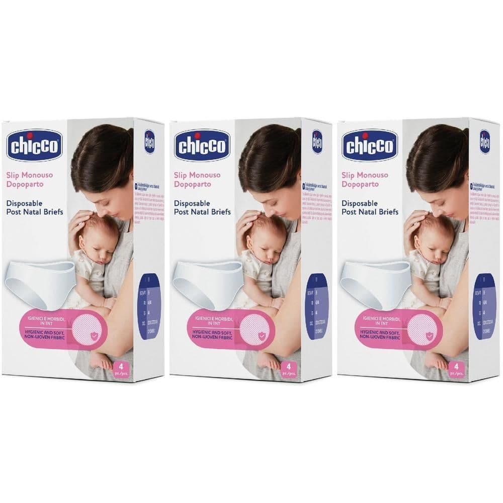 Chicco Mamma Donna Slip Tessuto Non Tessuto Misura 3 4 Pezzi