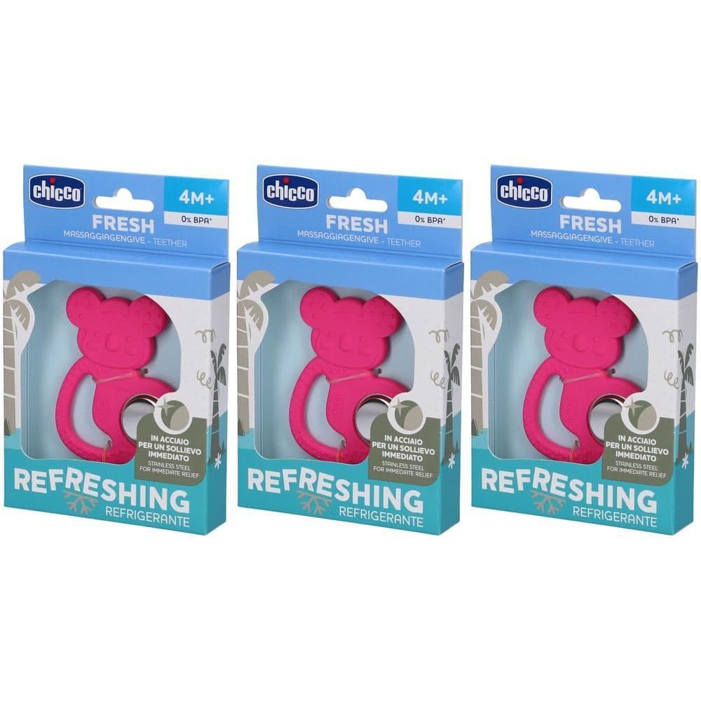 Chicco Fresh Massaggiagengive Bambina in Acciaio