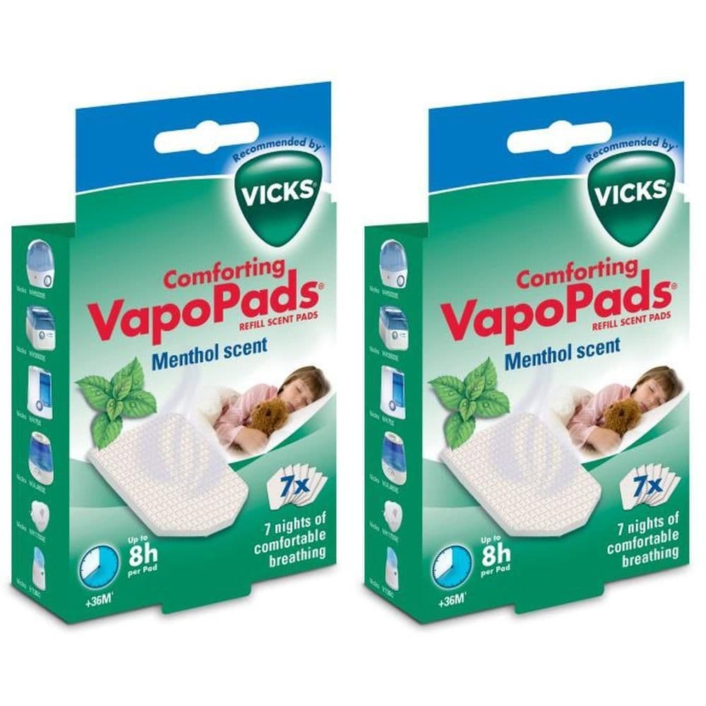 VICKS® Comforting VapoPads® Parfum mentolo