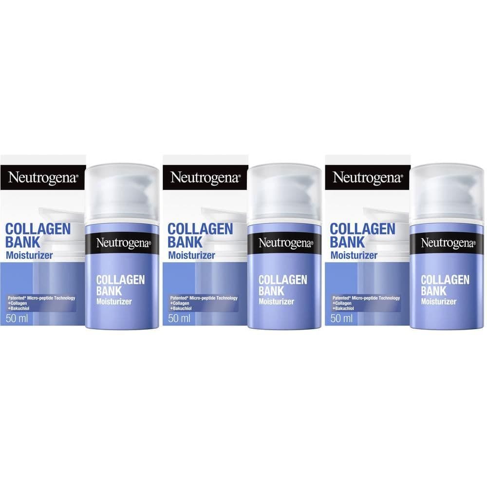 Neutrogena Collagen Bank Crema Idratante Viso, Crema Notte Anti-Età, Viso