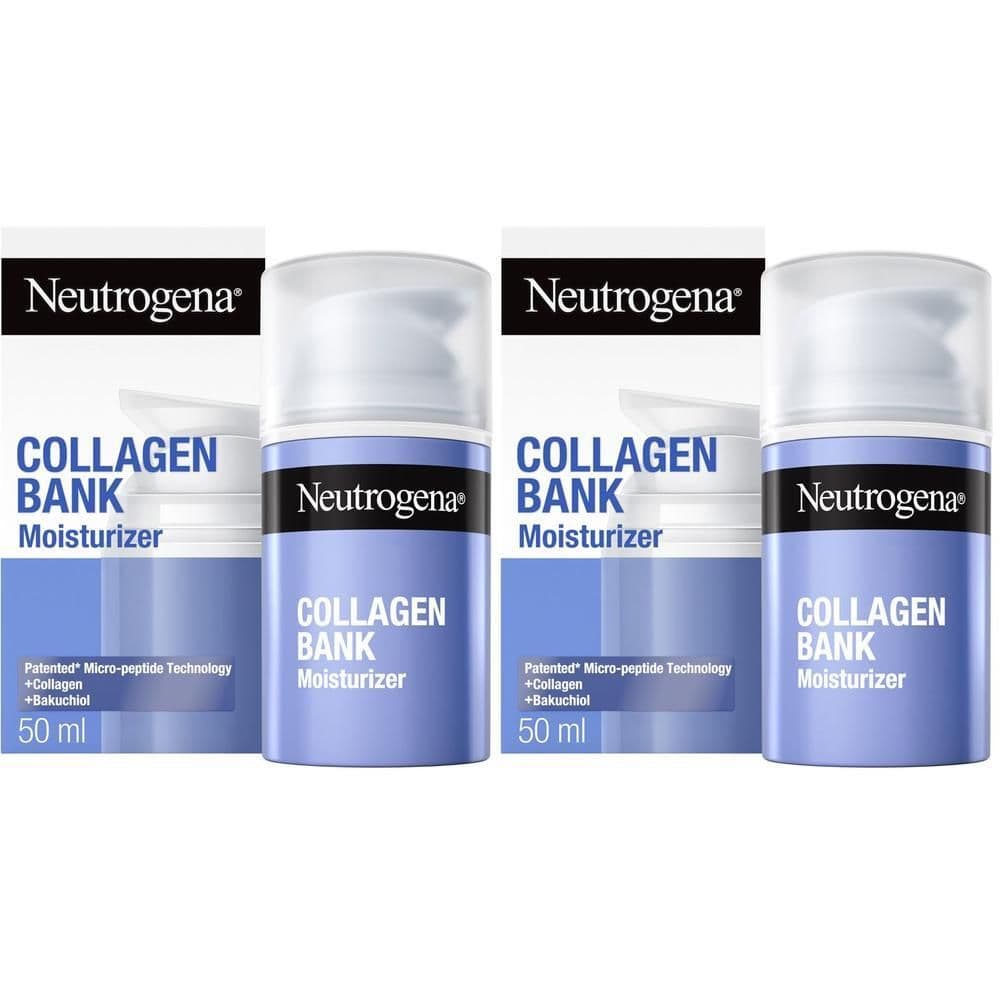 Neutrogena Collagen Bank Crema Idratante Viso, Crema Notte Anti-Età, Viso