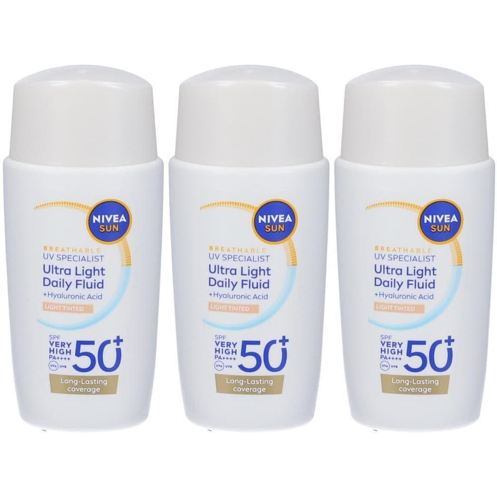Nivea Sun Breathable UV Specialist Fluido Quotidiano Ultra Leggero Light SPF50+