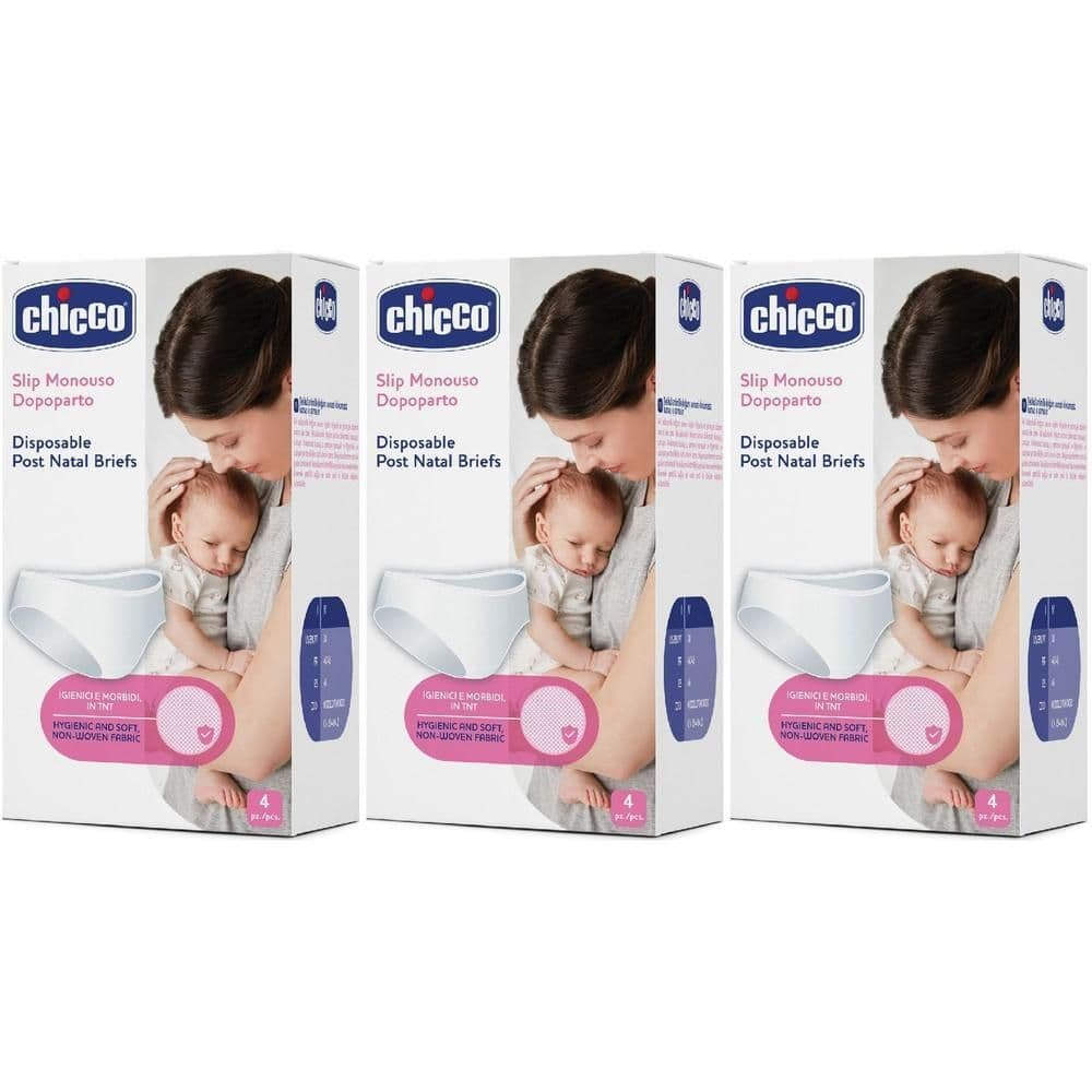 Chicco Mamma Donna Slip Tessuto Non Tessuto Misura 4 4 Pezzi