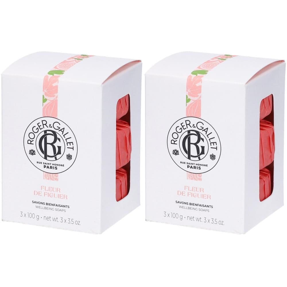 ROGER&GALLET Fleur De Figuier Box Saponette 3 Pezzi