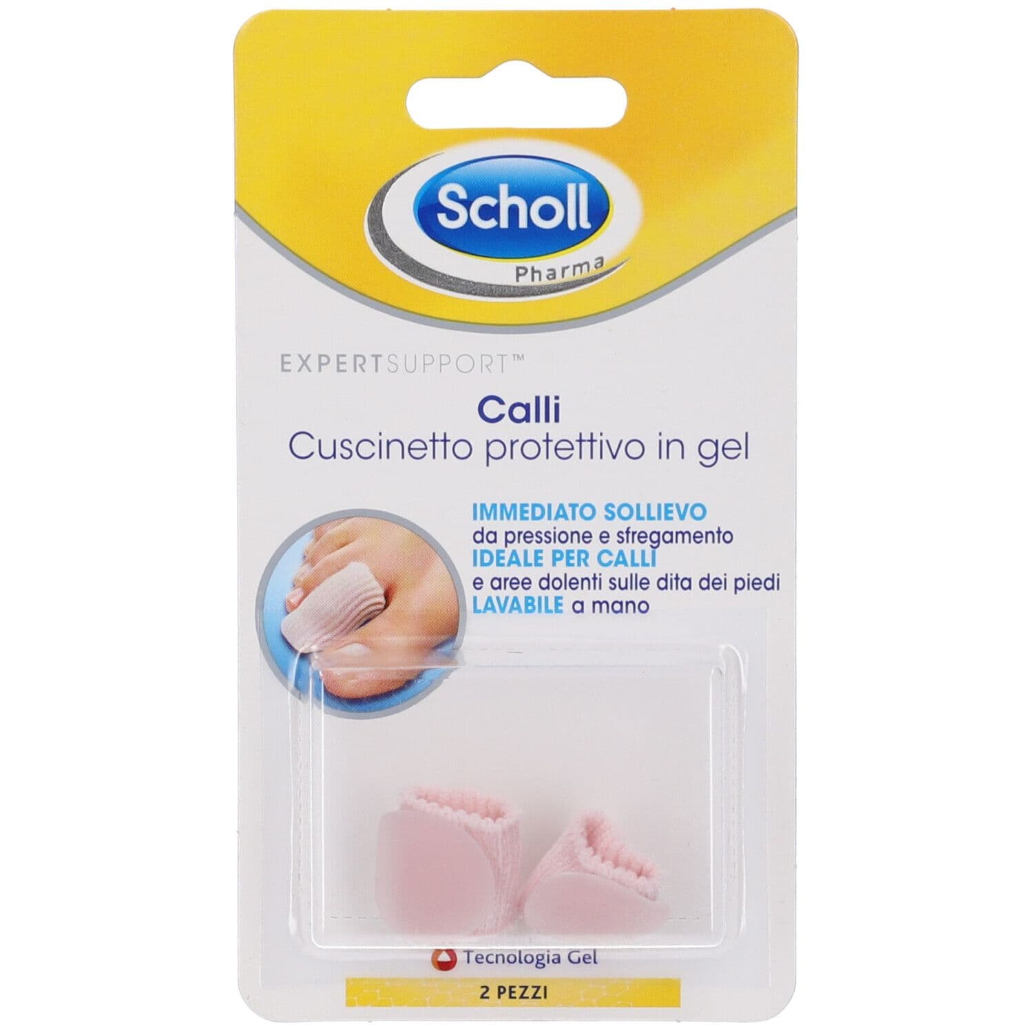 Scholl Cuscinetto Protettivo in Gel per Calli, Confezione da 2 Pezzi