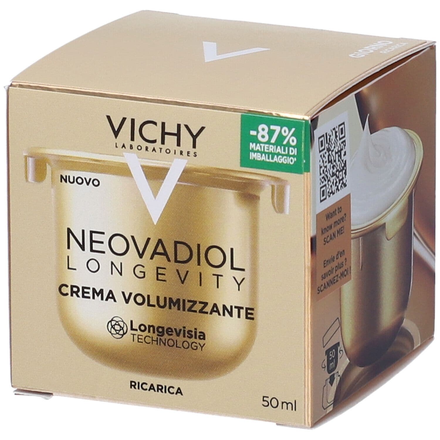 Vichy Neovadiol Longevity Crema Volumizzante Ricarica