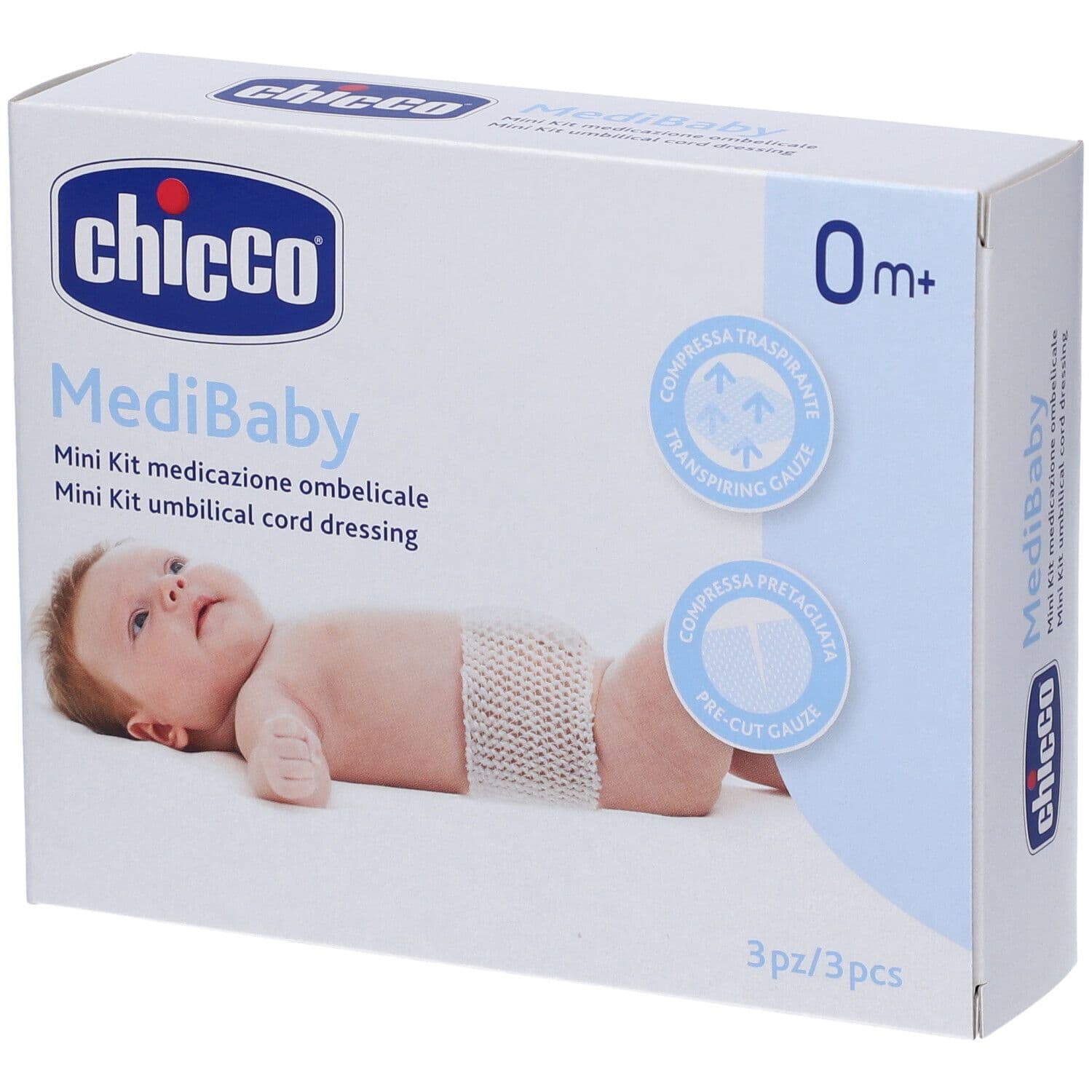 Chicco Medibaby Mini Kit Medicazione Ombelicale