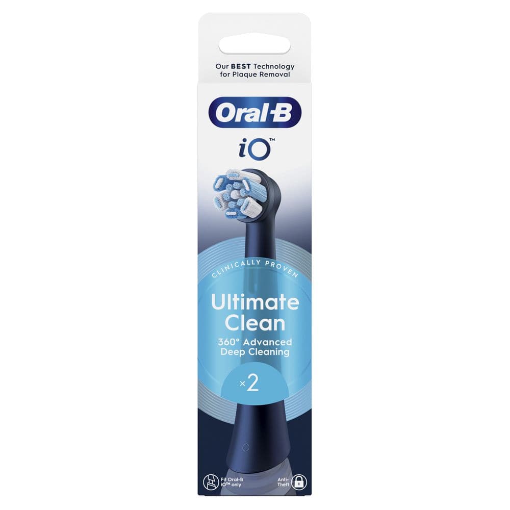 Oralb Power Ricarica Io Ultra Clean Black 2 Pezzi