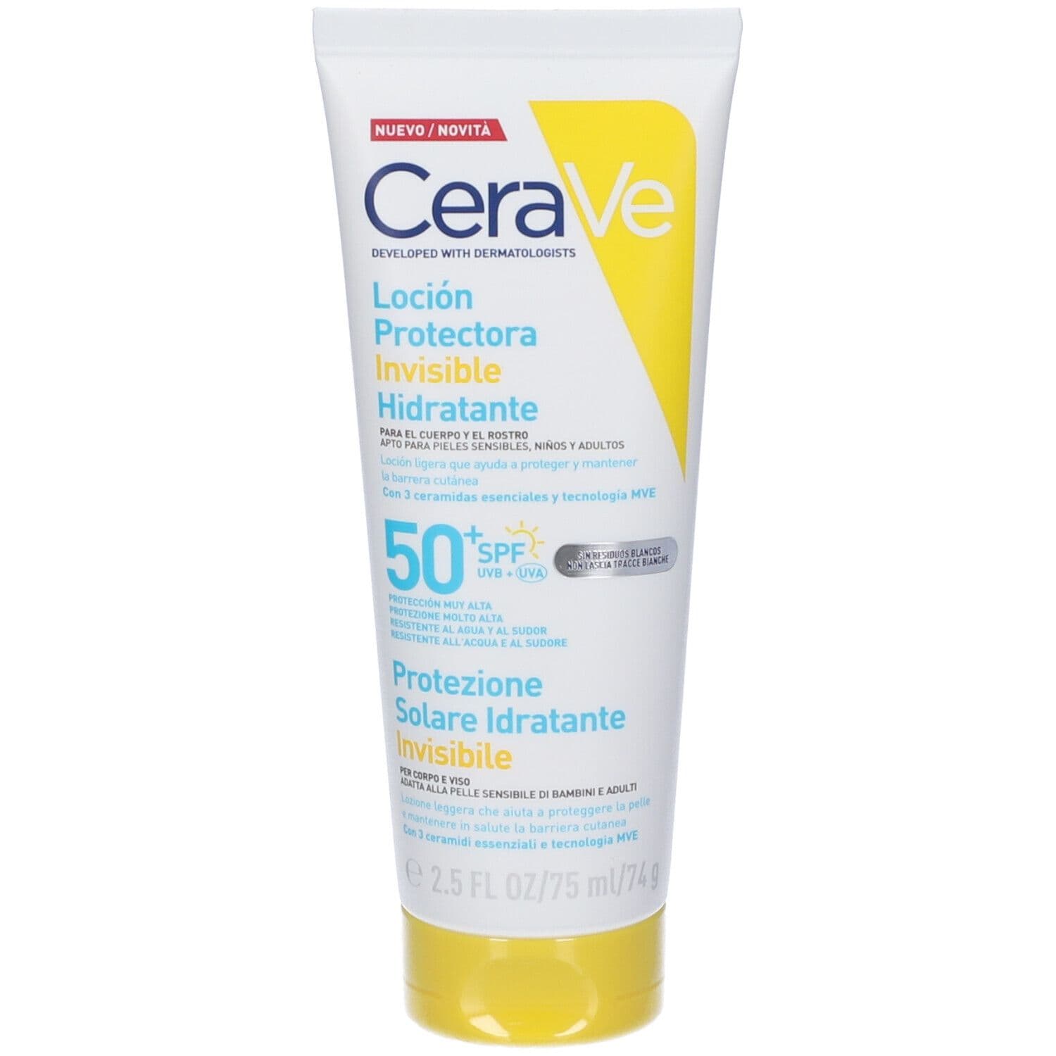 CeraVe Protezione Solare Idratante Invisibile SPF50+ 75ml