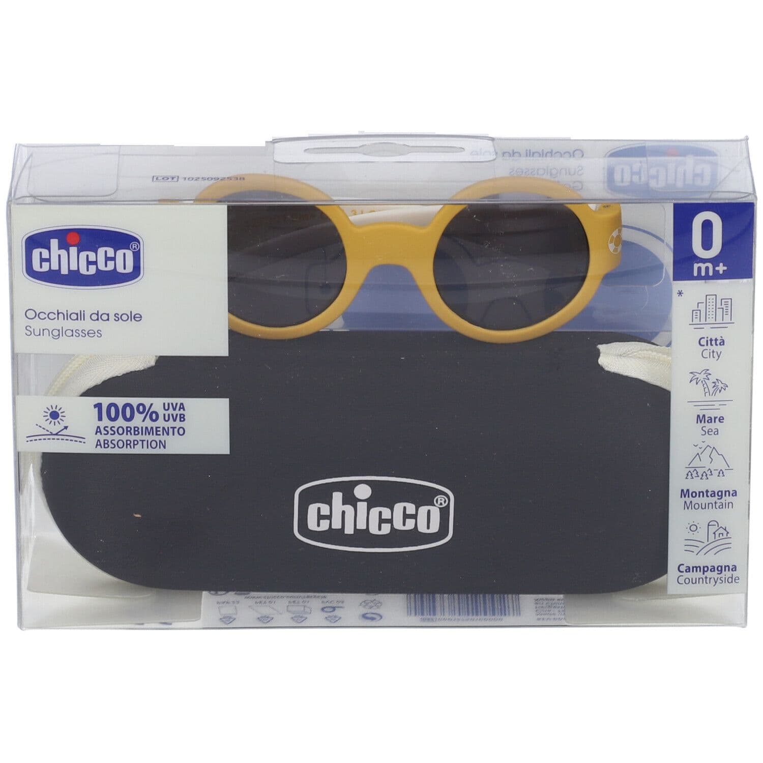 Chicco Occhiali da Sole per Bambini Lenti Fume' Colore Beige 0+