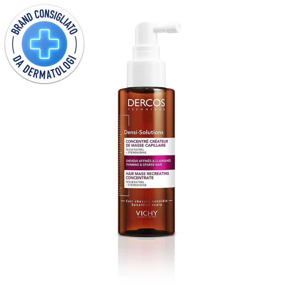 Vichy Densi-Solutions Trattamento concentrato moltiplicatore di massa capillare per capelli fini e diradati 100 ml