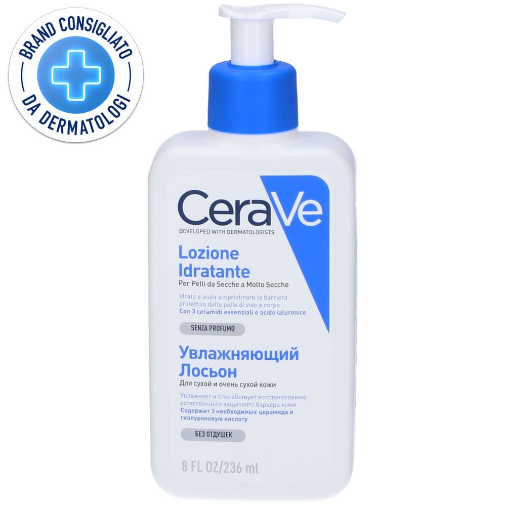 CeraVe Refill Lozione Idratante Corpo Per pelli da secche a molto secche per il corpo e il viso