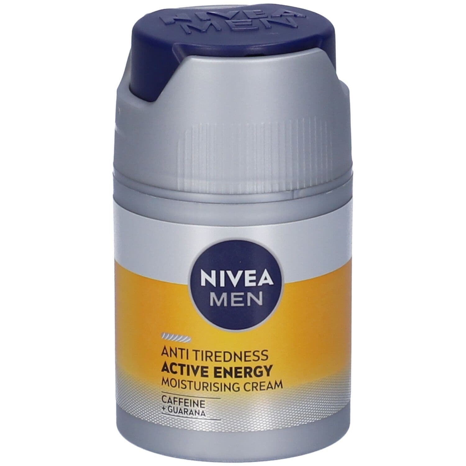 Nivea Men Skin Energy Crema Idratante Viso 50 ml, Crema viso uomo con Caffeina rivitalizzante