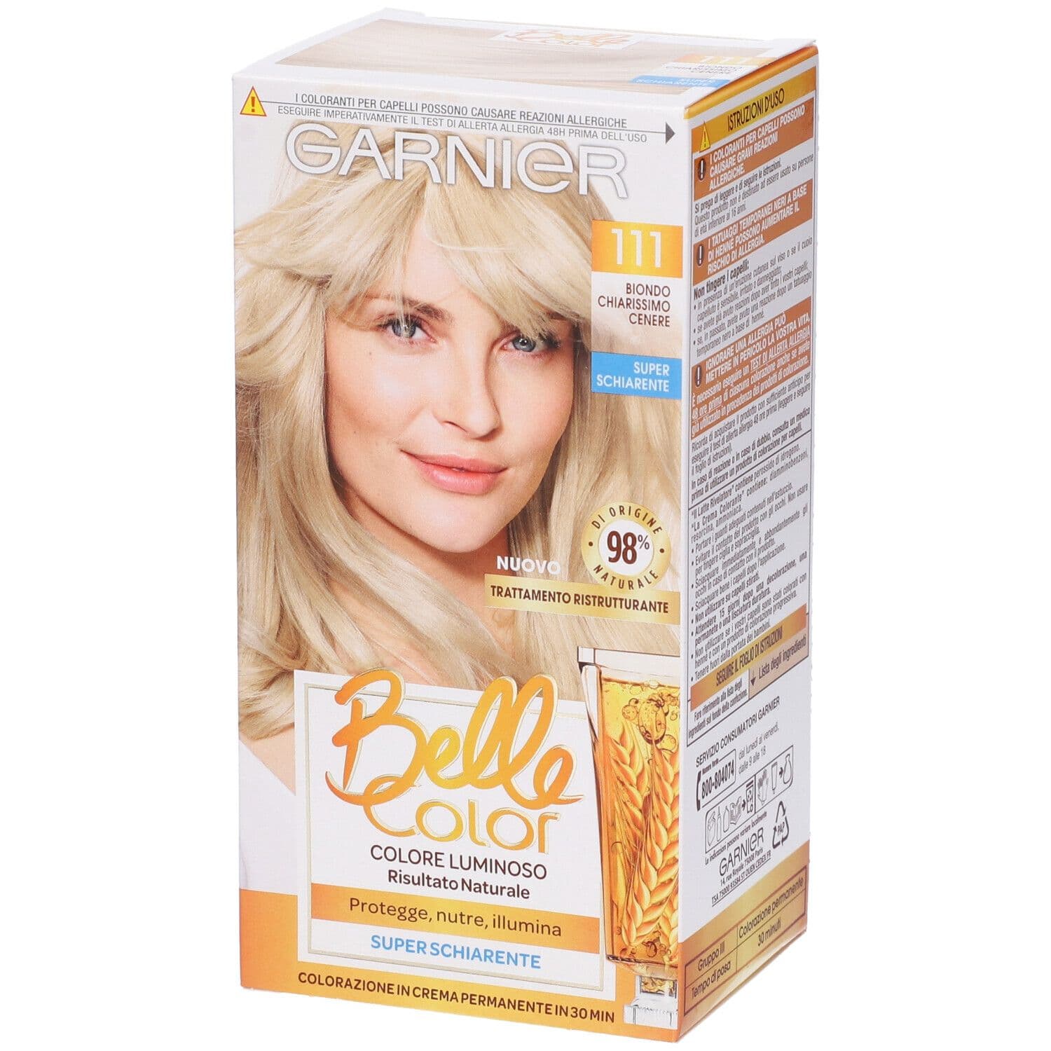 Garnier Tinta Capelli Belle Color Biondo Chiarissimo Cenere Naturale