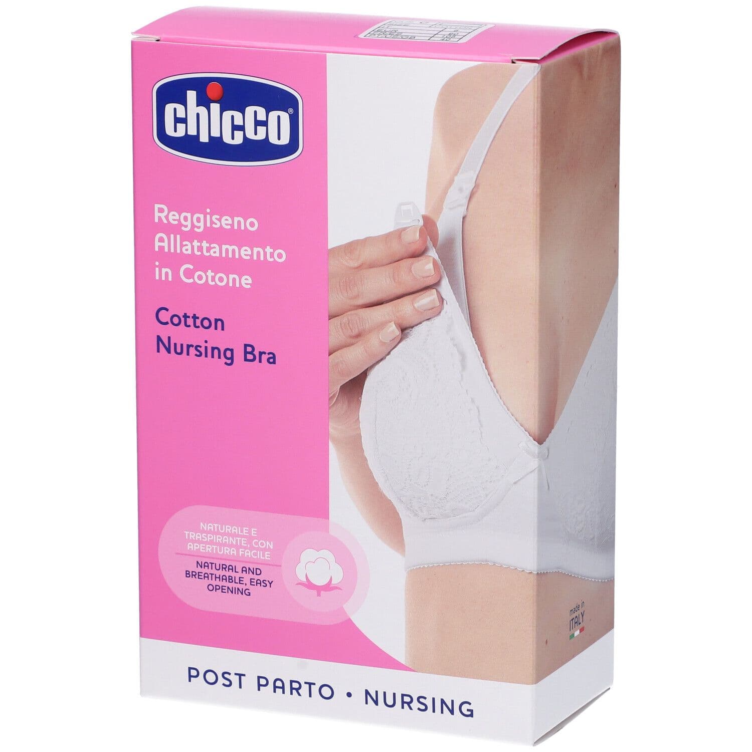 Chicco Reggiseno Allattamento in Cotone Colore Bianco Taglia 5C