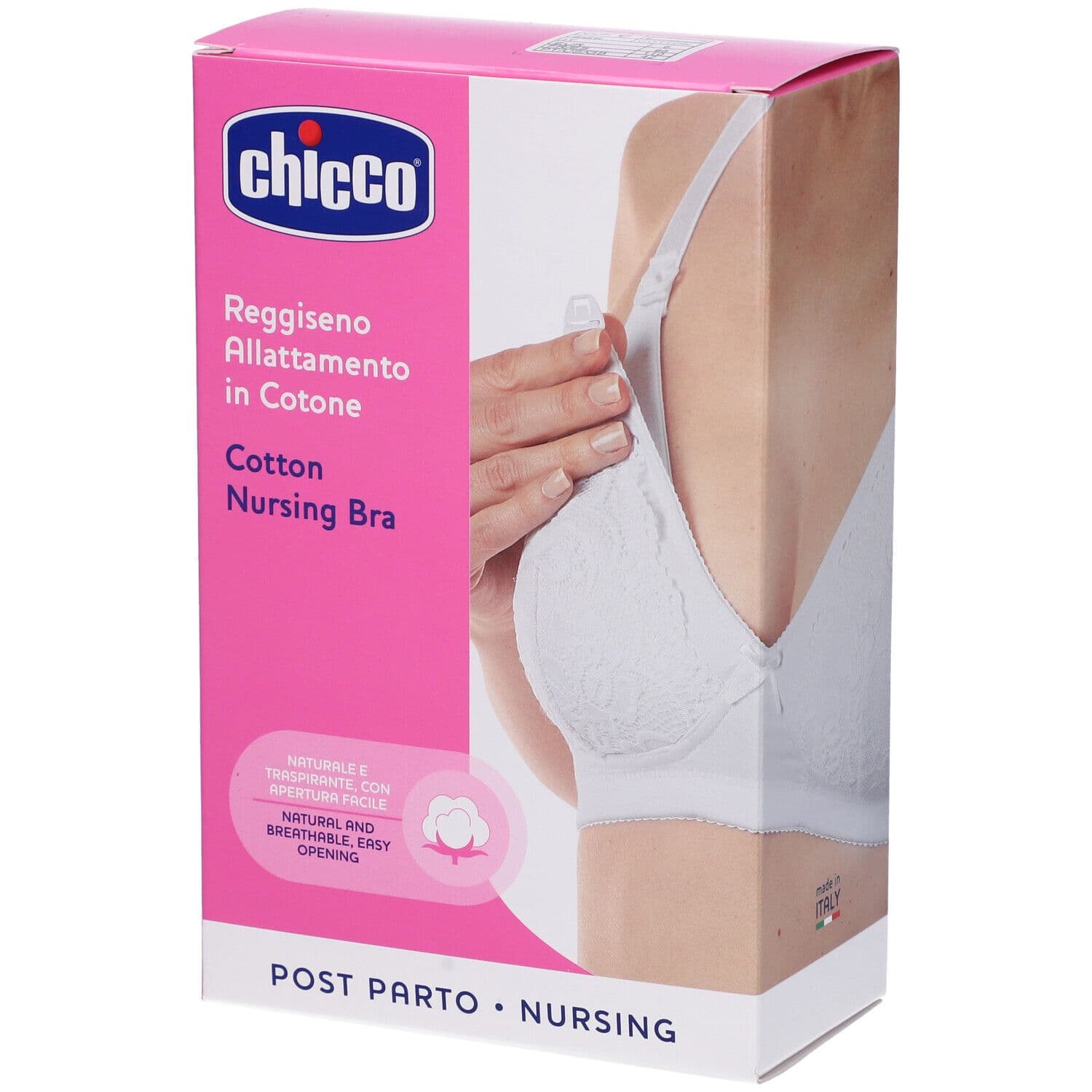 Chicco Reggiseno Allattamento in Cotone Colore Bianco Taglia 6C