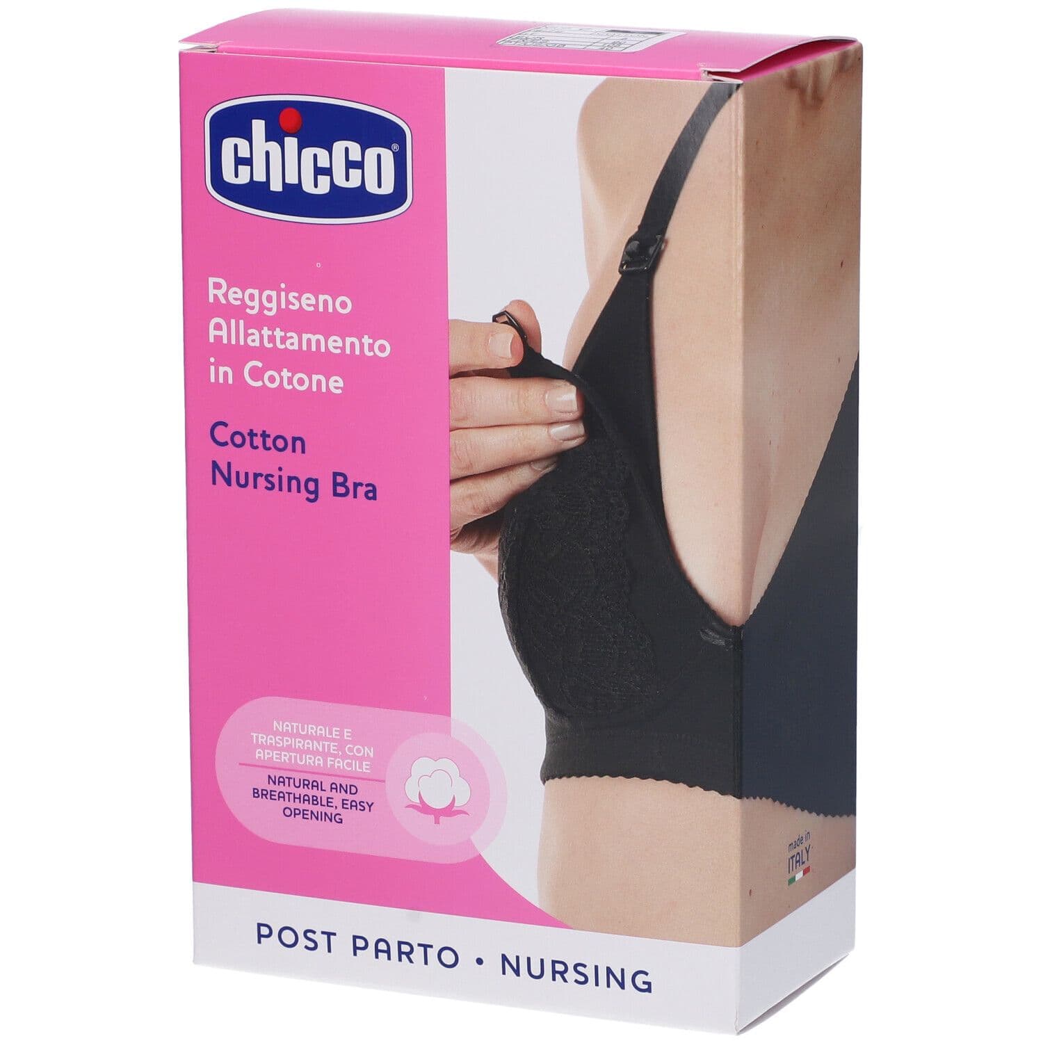 Chicco Reggiseno Allattamento in Cotone Colore Nero Taglia 5C