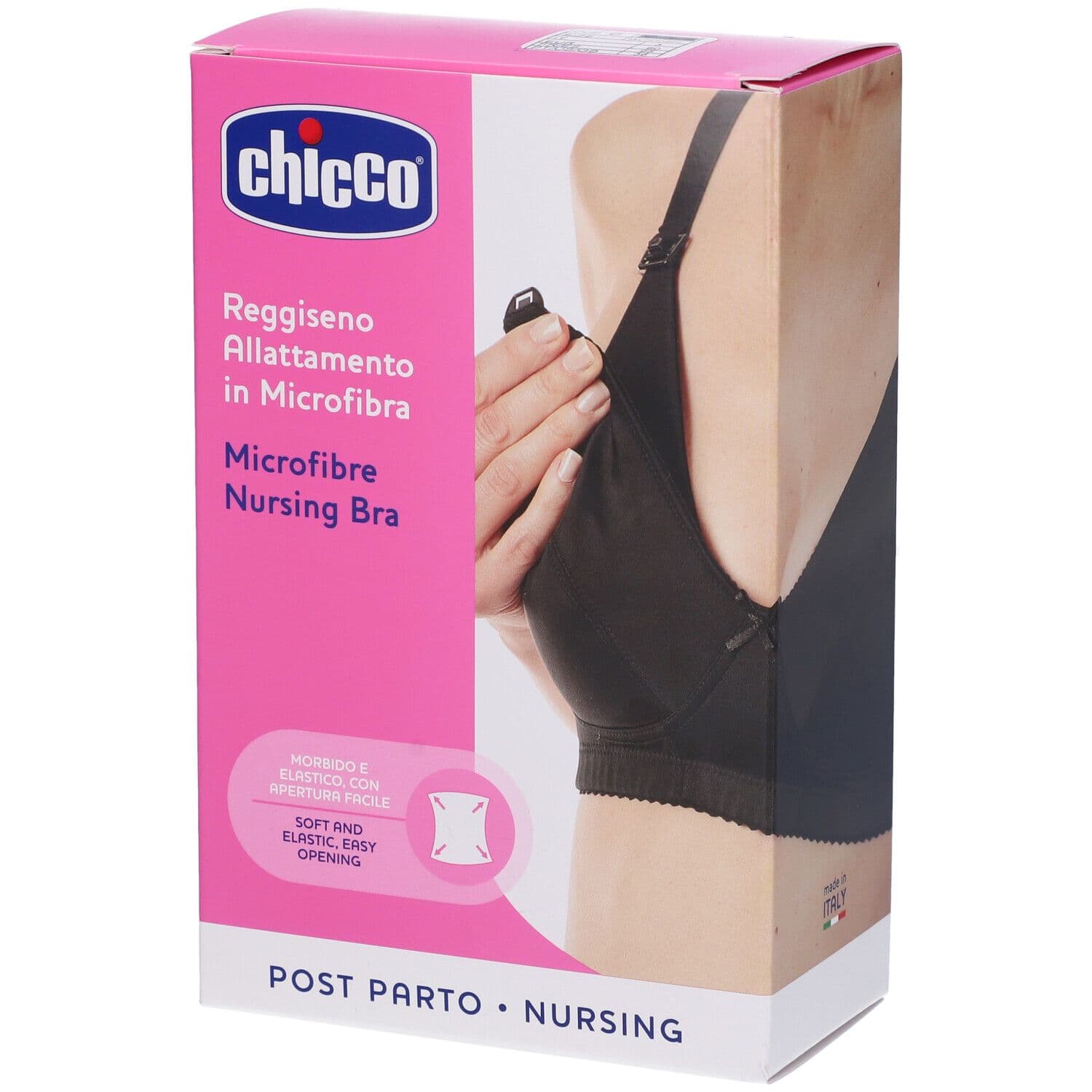 Chicco Reggiseno Allattamento in Microfibra Colore Nero Taglia 3C