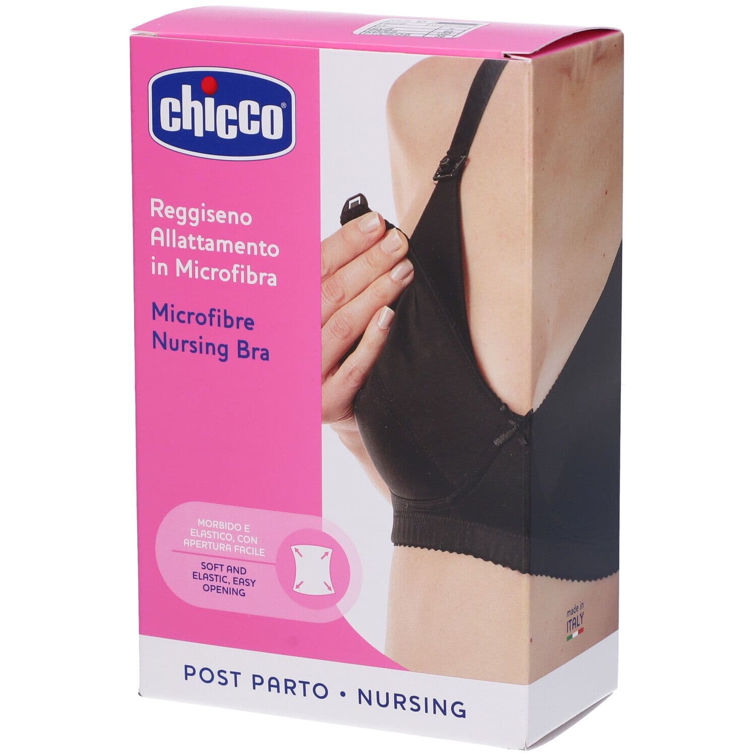 Chicco Reggiseno Allattamento in Microfibra Colore Nero Taglia 4D