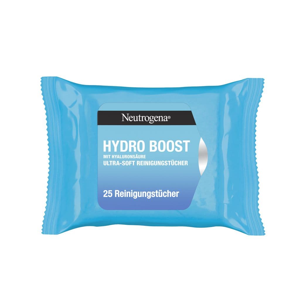 Neutrogena Hydro Boost 25 Salviette Struccanti, Salviettine struccanti per trucco waterproof