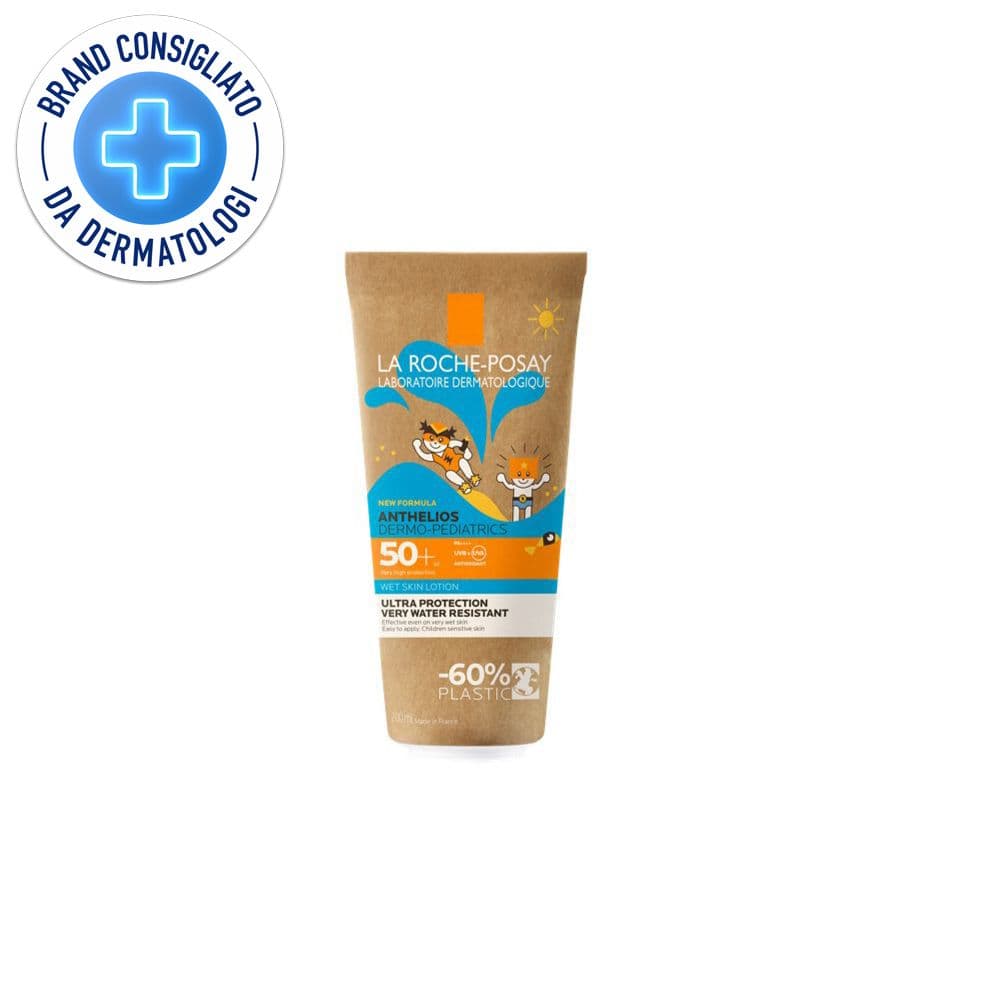 La Roche-Posay Anthelios Dermo-Pediatrics Lotion Pelle Bagnata SPF 50+ Formato 200 ml