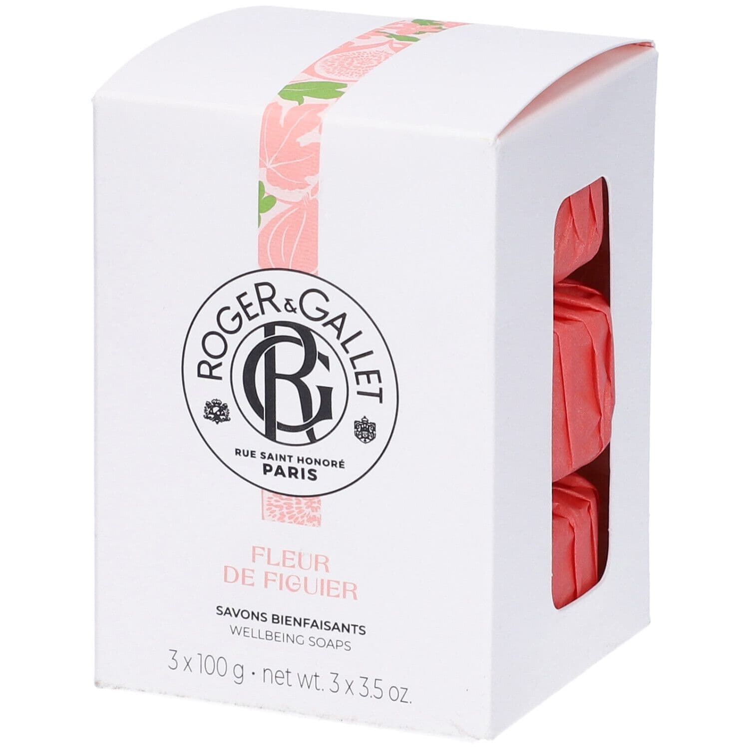 ROGER&GALLET Fleur De Figuier Box Saponette 3 Pezzi