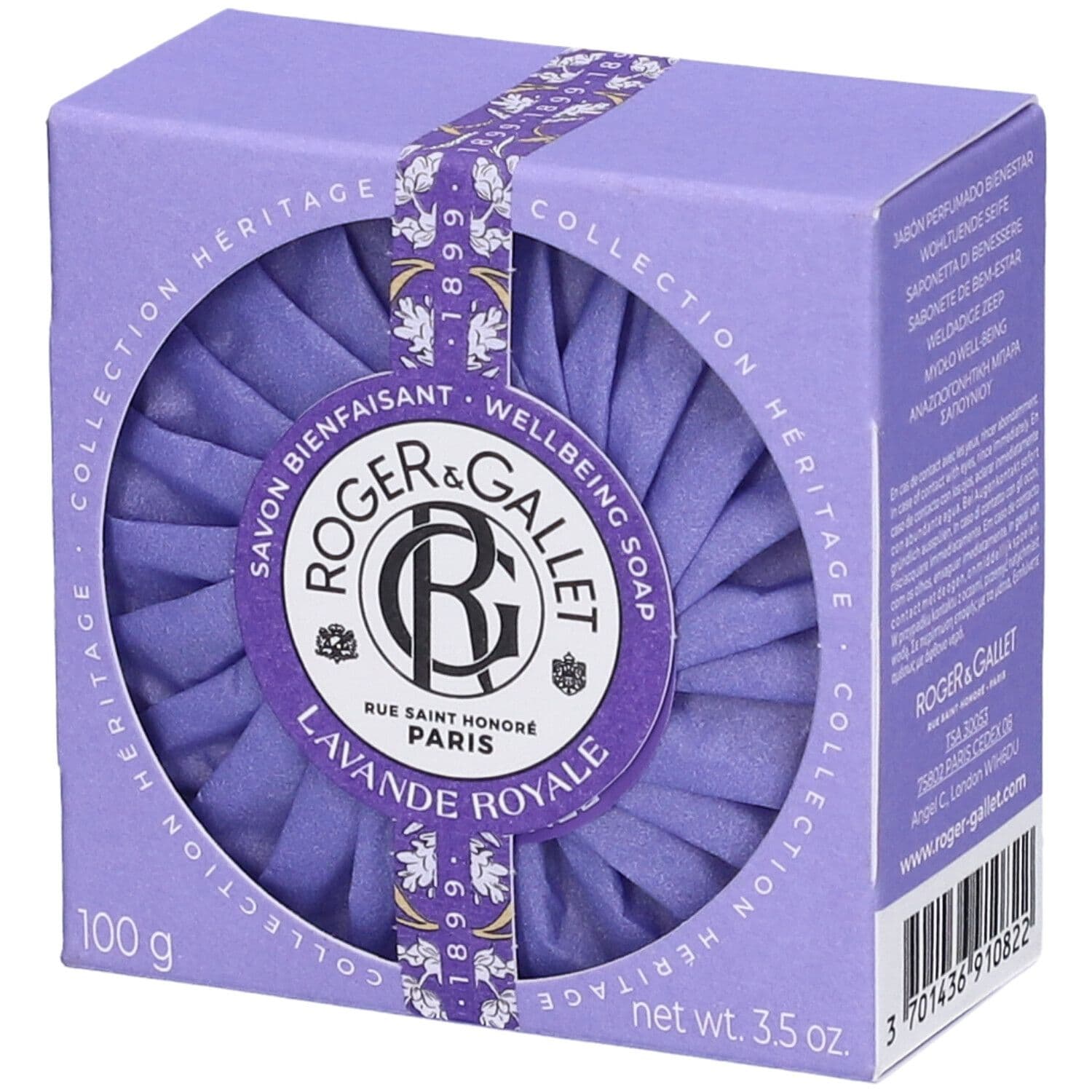 ROGER&GALLET Saponetta di Benessere Lavande Royale