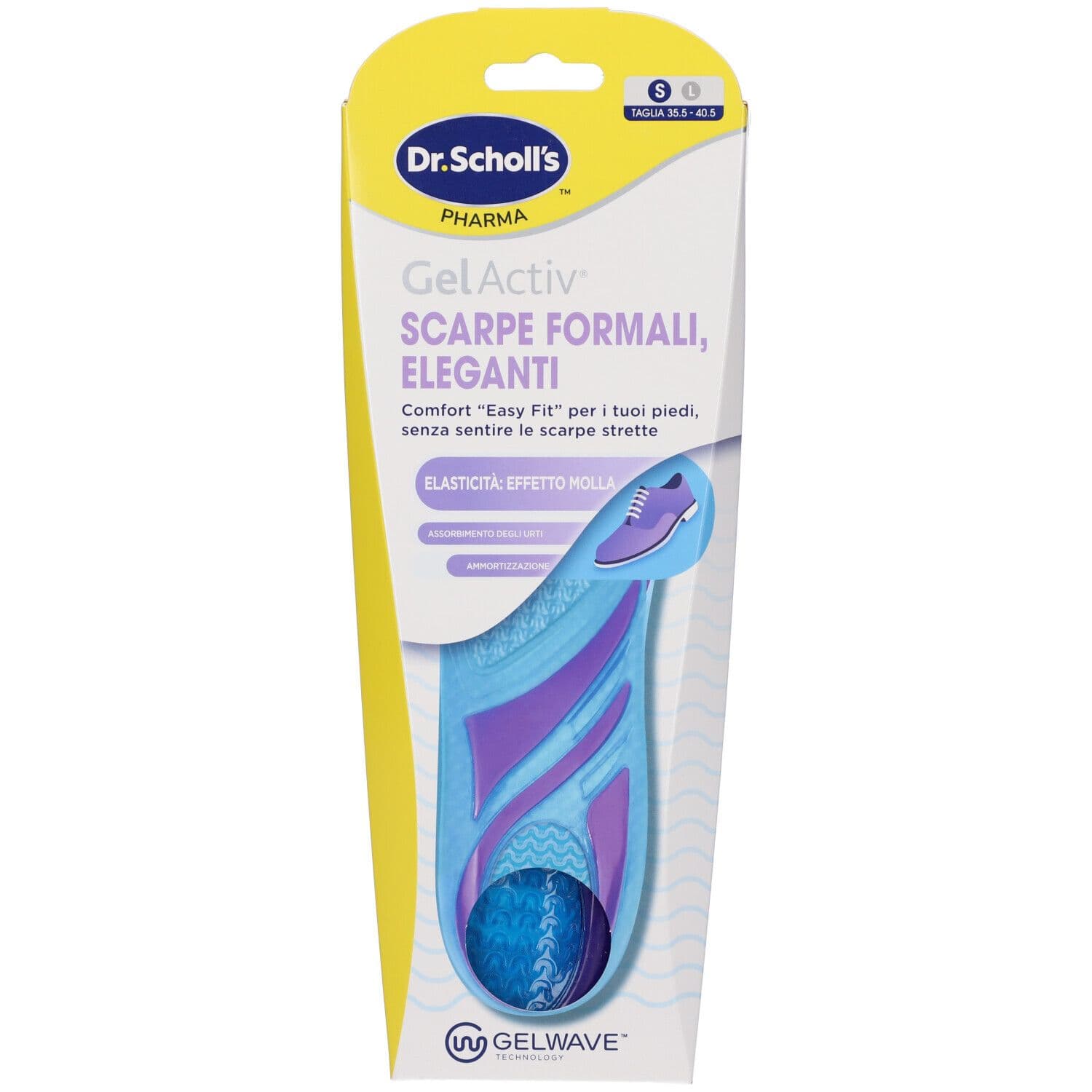 Scholl GelActiv Solette per Scarpe Formali ed Eleganti Misura S